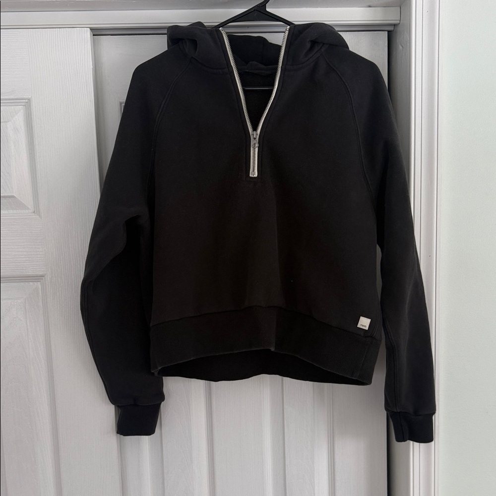 Vuori Black Women's Half-Zip Hoodie